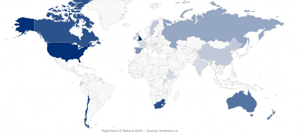 teare name international map